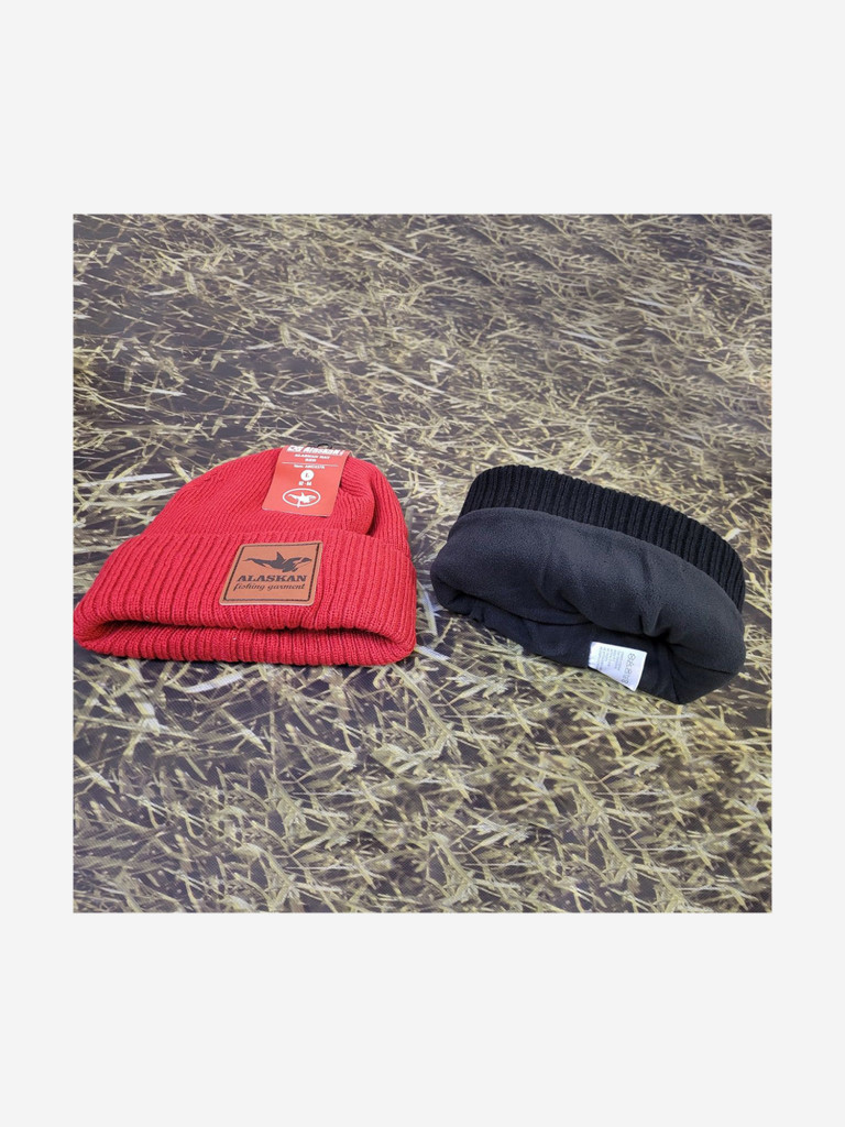 Шапка Alaskan Hat Beanie красная L, 52-54 (AWC037R)