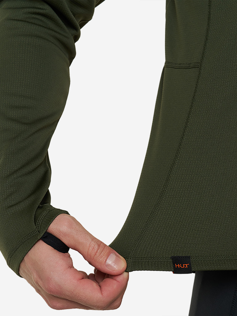 Лонгслив мужской HUT VORGA для охоты, хаки