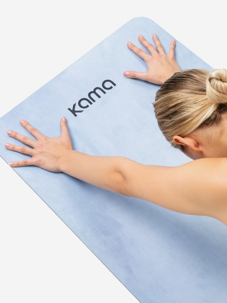 Коврик для йоги и фитнеса Kama, TPE, микрофибра