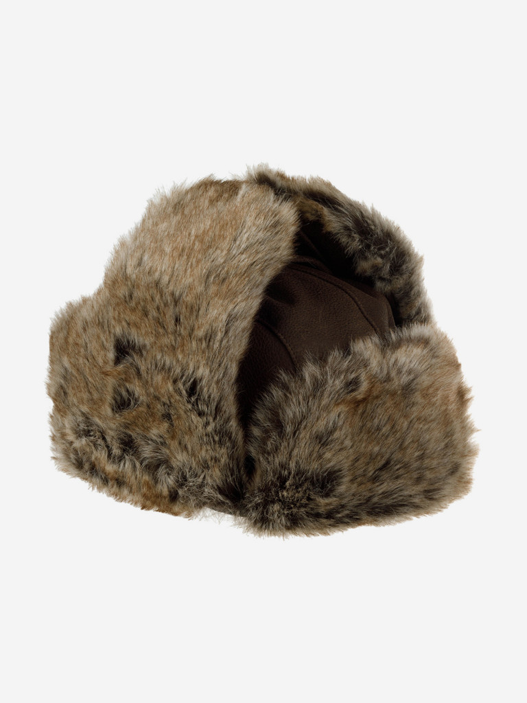 Шапка-ушанка STETSON 9297303 BOMBER CAP COWHIDE (коричневый)