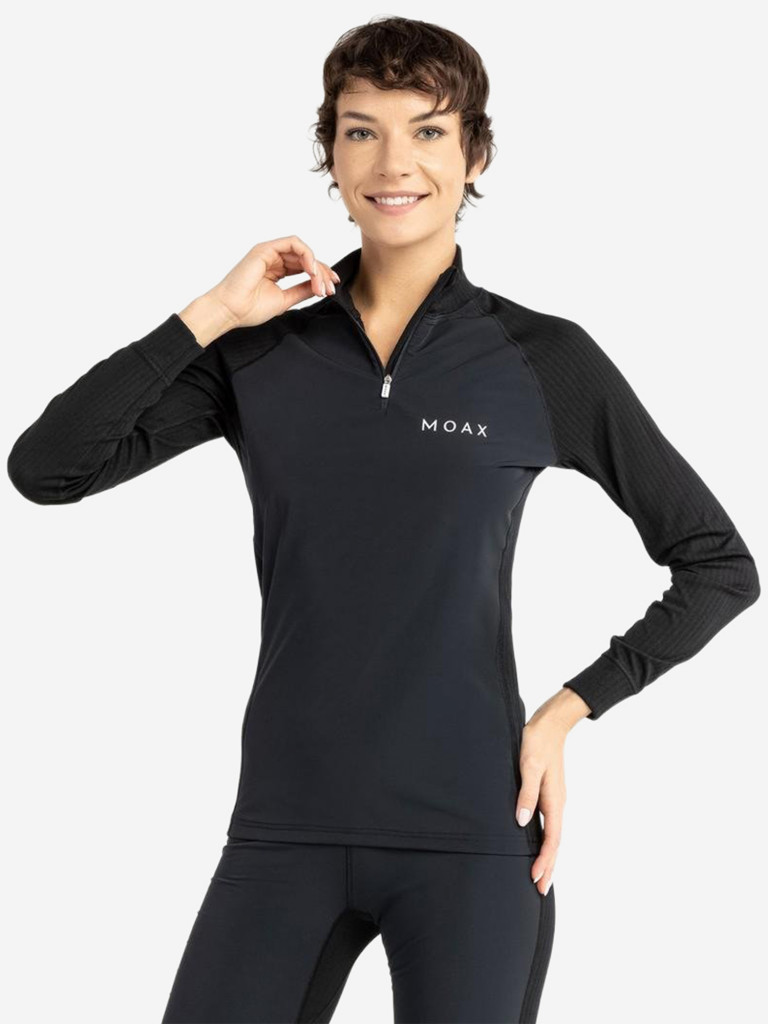 Термофутболка Moax Race Wind LS с воротником