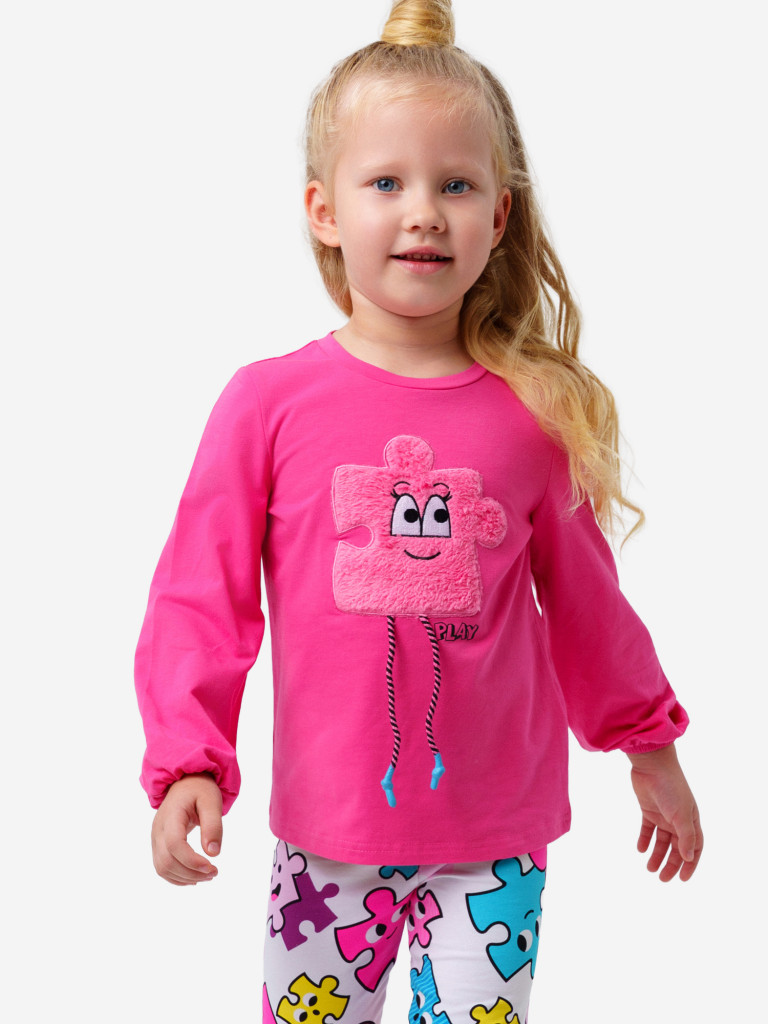 Лонгслив для девочки PlayToday
