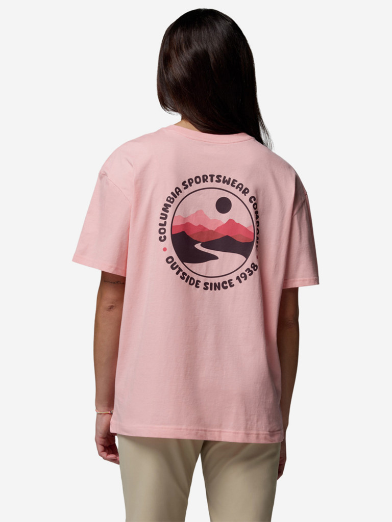 Футболка женская оверсайз Columbia Rolling Bend Graphic Oversized Tee