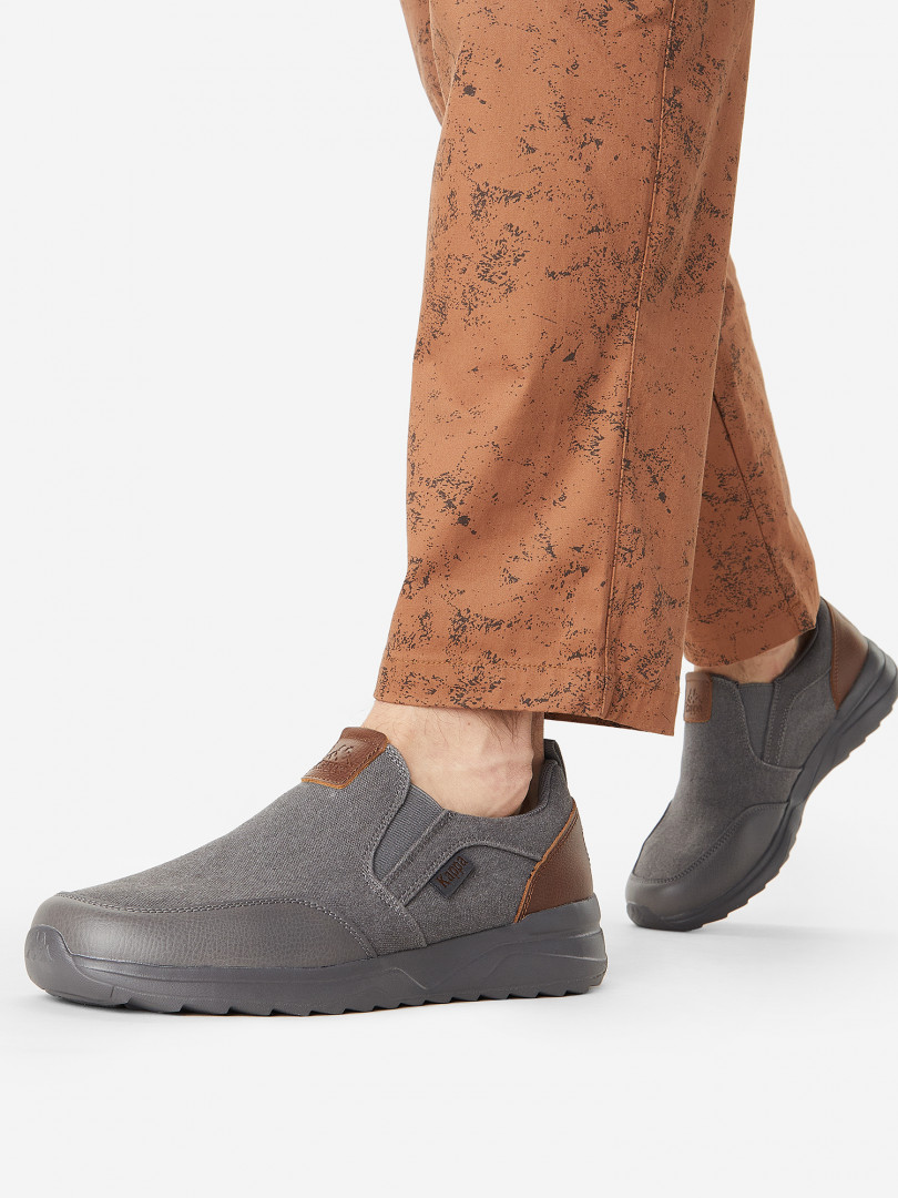 фото Кроссовки мужские kappa selecto slip on, серый