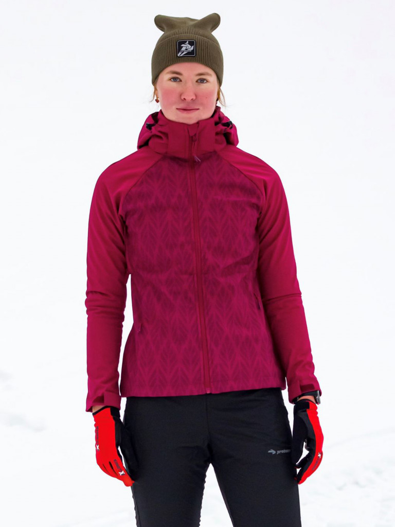 Куртка женская спортивная для беговых лыж и бега PROTEAM FIT