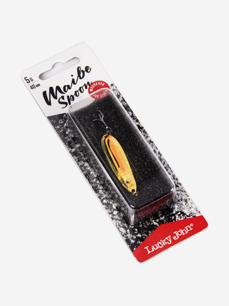 Блесна колеблющаяся Lucky John MAIBE SPOON, длина 40мм, вес 005.0г