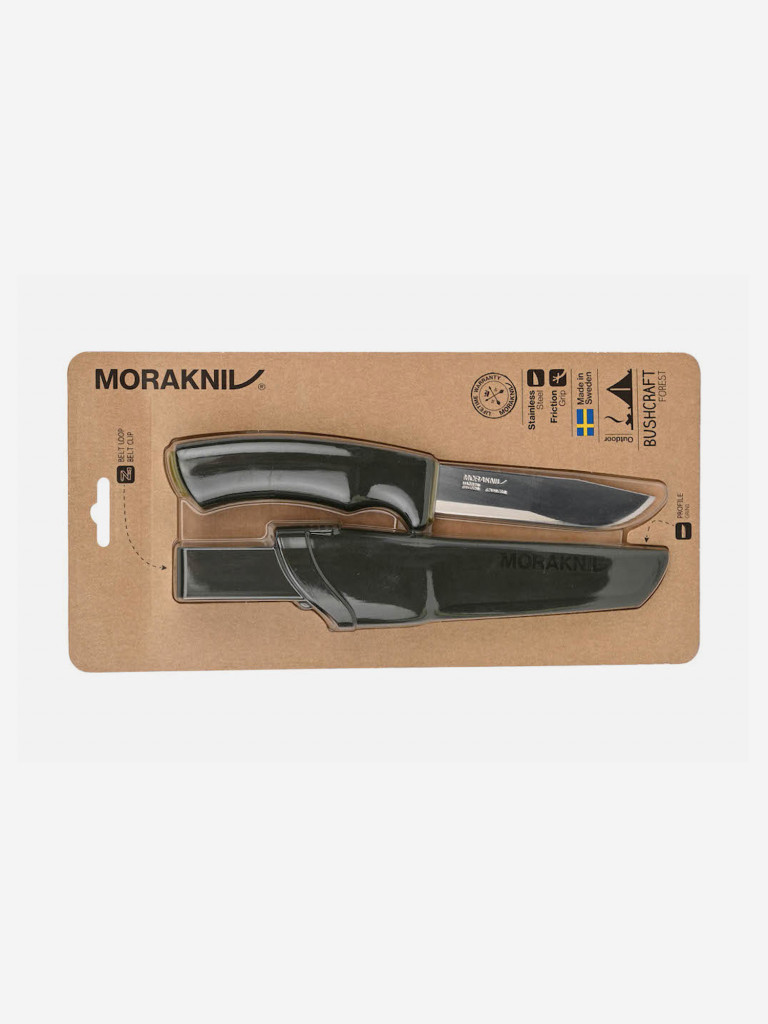 Походный нож MORAKNIV Bushcraft Forest, арт. 12356 в блистере