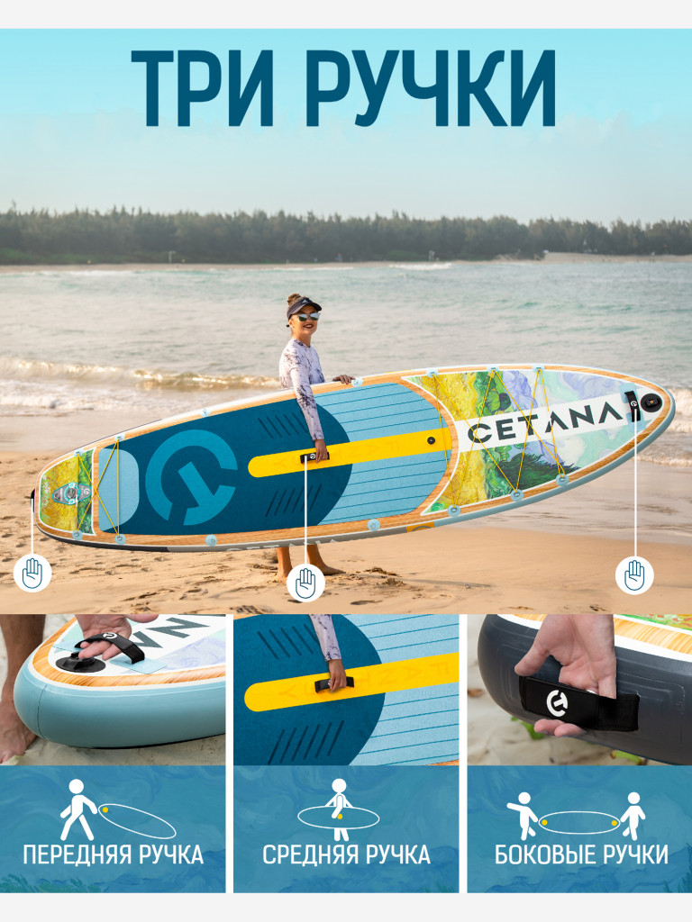 Надувная SUP-доска CETANA FANTASY STD, 11'6" 351*86*15 см сапборд