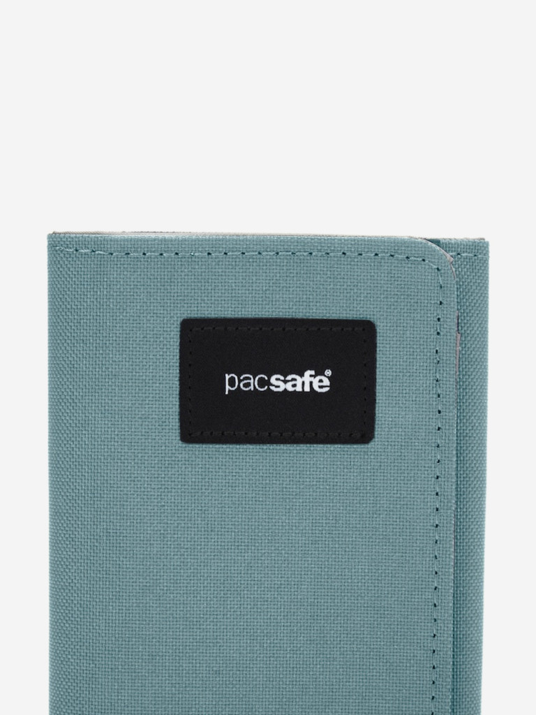 Кошелек антивор Pacsafe RFIDsafe trifold wallet, Fresh Mint