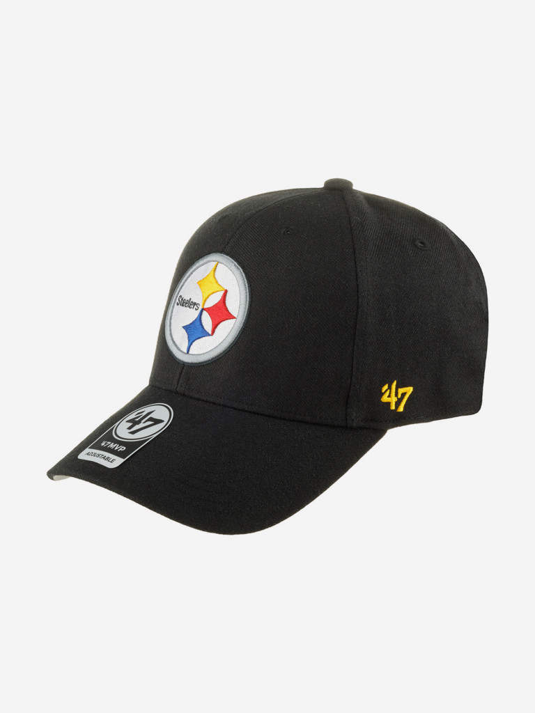Бейсболка 47 BRAND F-MVP25WBV-BK Pittsburgh Steelers NFL