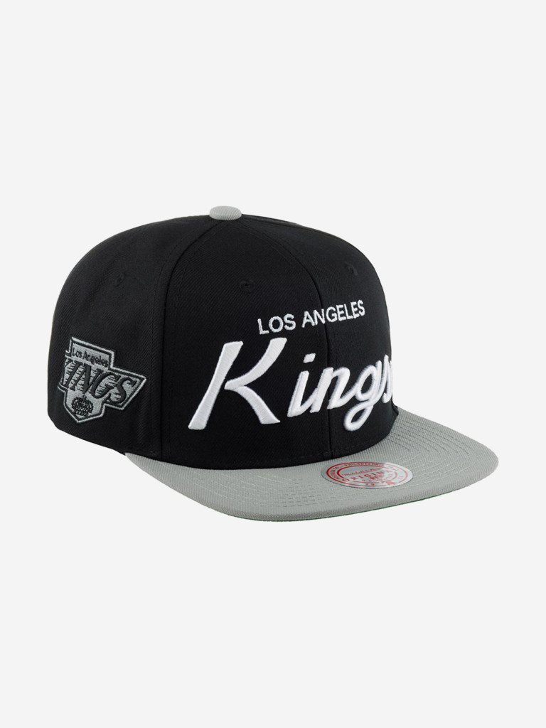 Бейсболка с прямым козырьком MITCHELL NESS 6HSSSH22086-LAKBLCK Los Angeles Kings NHL