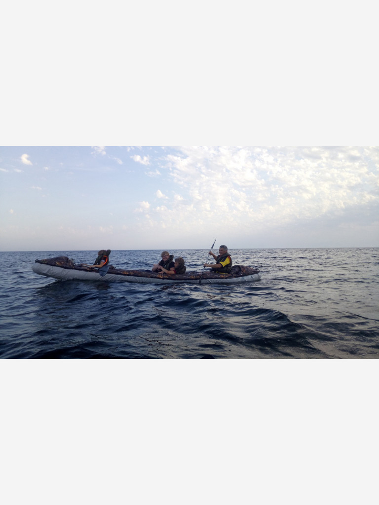 Байдарка Налим-375, баллоны ПУ, цвет камуфляж