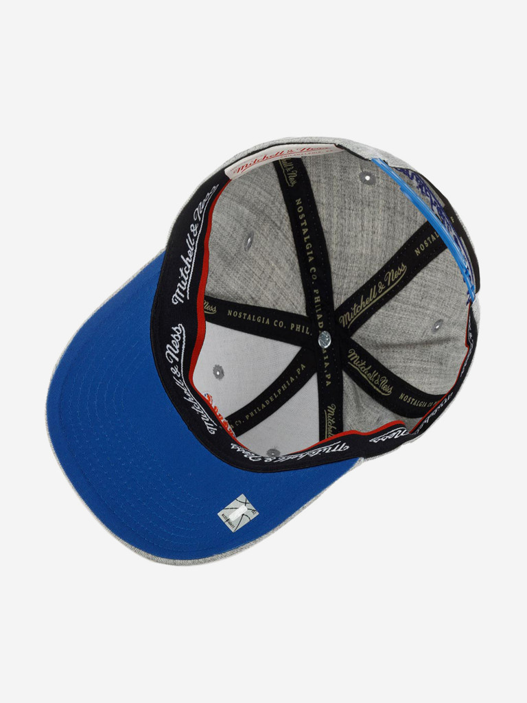 Бейсболка MITCHELL NESS HHSS3273-NYKYYPPPGYHT New York Knicks NBA (серый)