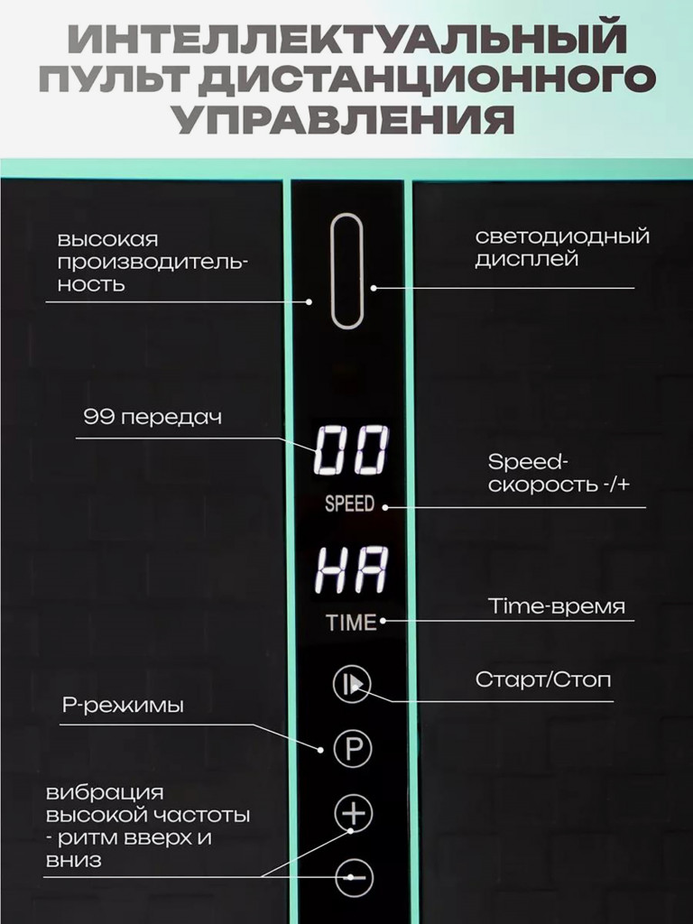 Виброплатформа для похудения Fitnesslive модель 104 цвет голубой