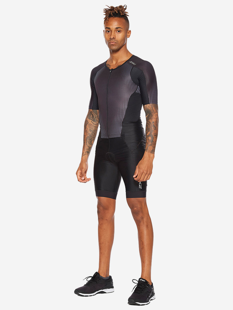 Мужской Компрессионный Костюм 2XU Perform Full Zip Sleeved Trisuit