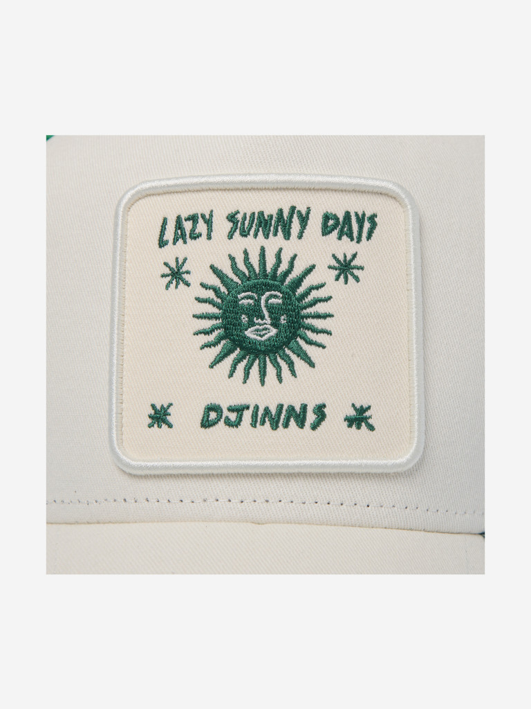Бейсболка с сеточкой DJINNS HFT Lazy Sunny Days (белый)