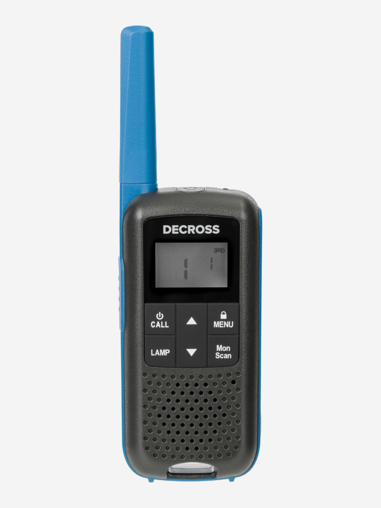 Комплект из двух радиостанций Decross DC63 Blue Twin EU с ЗУ