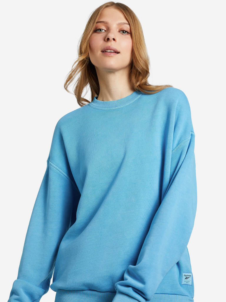 Свитшот женский оверсайз Reebok Classics Natural Dye Small Logo