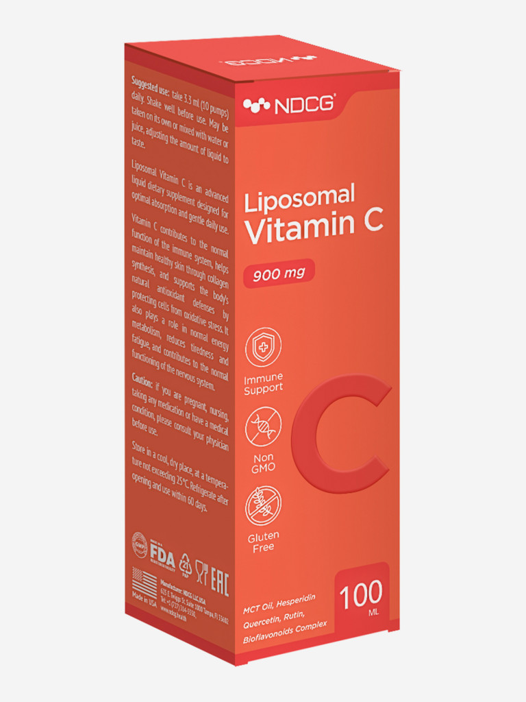 Липосомальный витамин С Liposomal Vitamin C NDCG, 100 мл