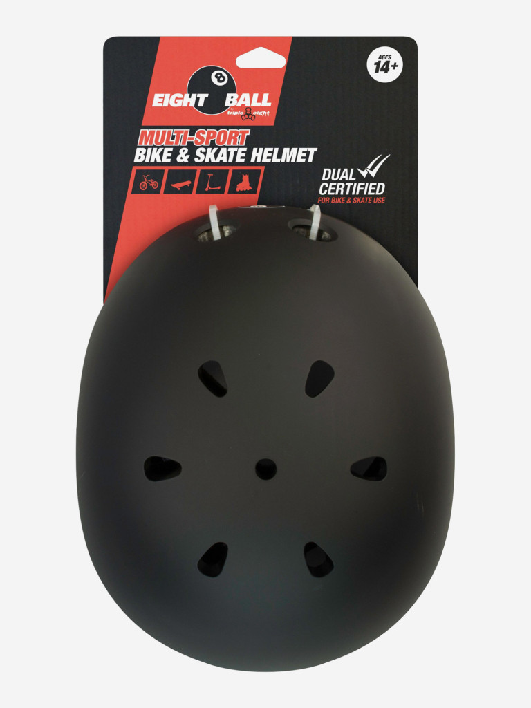Шлем защитный Eight Ball Black (14+) - чёрный