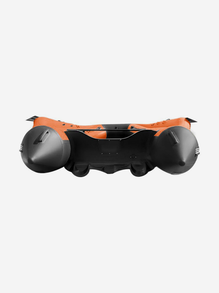 Лодка надувная Reef Triton (Риф Тритон) 340 NDFi c интегрированным фальшбортом, серо-оранжевая