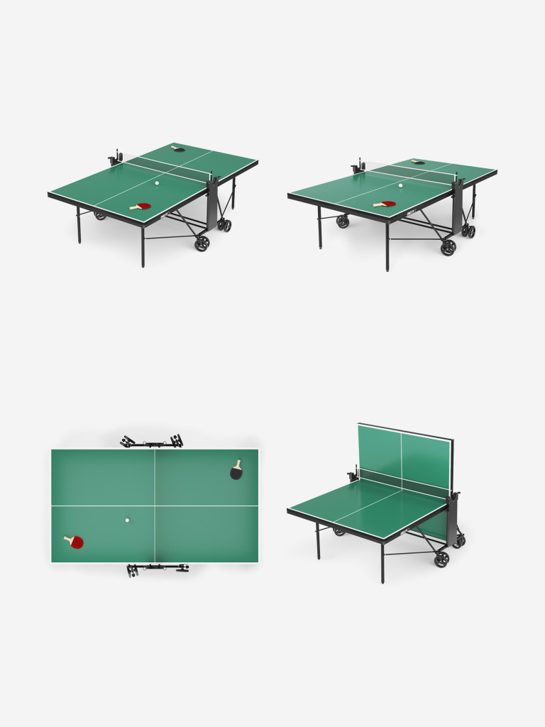 Теннисный стол UNIX Line Compact indoor 18mm MDF (Green)