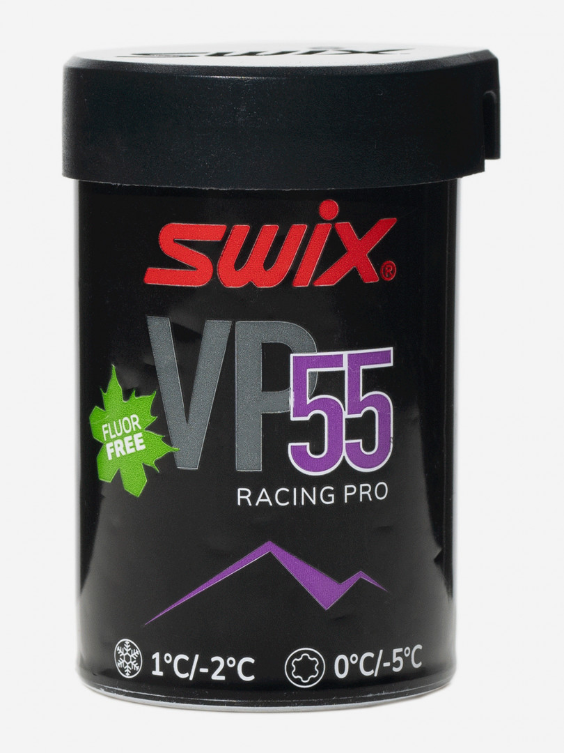 фото Мазь держания swix vp55 dark purple -2/+1, 45g, белый