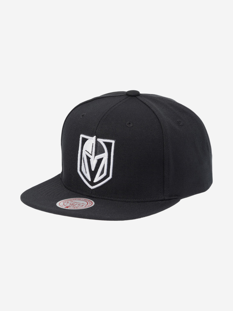 Бейсболка с прямым козырьком MITCHELL NESS HS8546-VGKBLCK Vegas Golden Knights NHL (черный)
