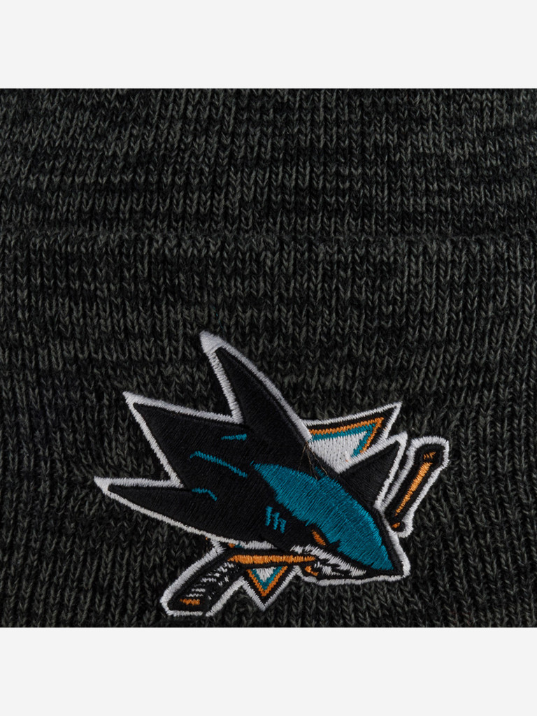 Шапка с отворотом 47 BRAND H-TBNCL22XXE-CC San Jose Sharks NHL (серый)