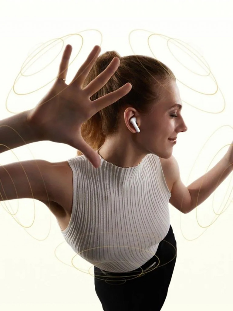 Наушники беспроводные UGREEN WS216 (65386) LightBuds Magic Hibrid ANC Earbuds