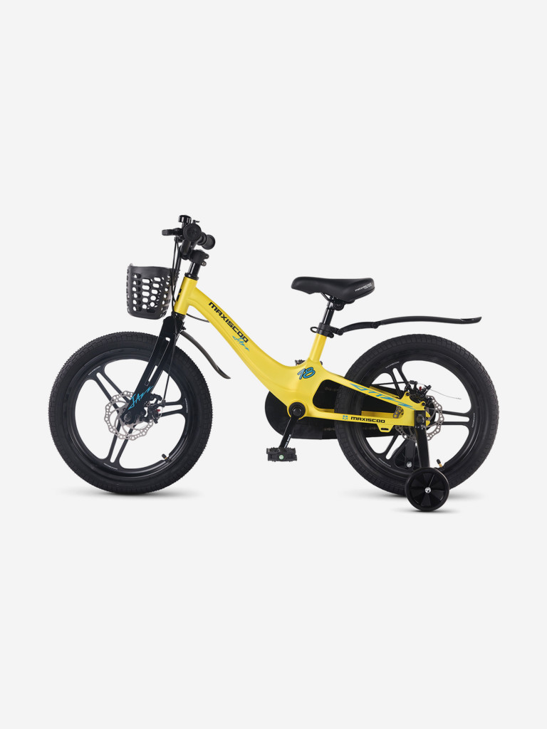 Велосипед детский Maxiscoo JAZZ PRO 18'', желтый матовый, 2026