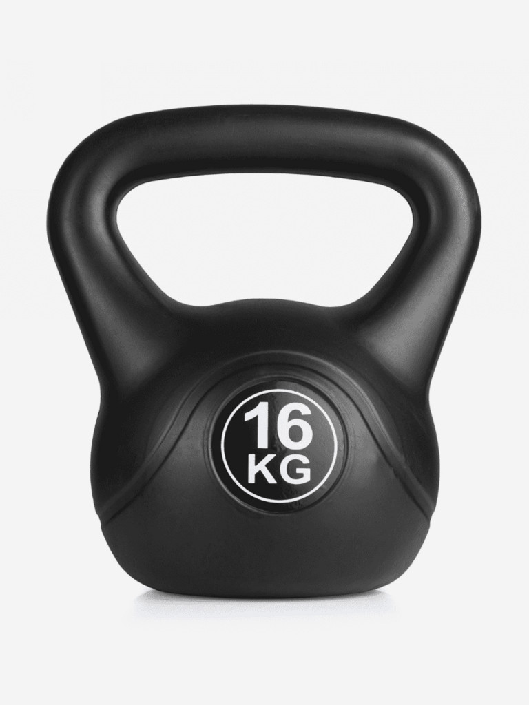 Гиря пластиковая Sportlim 16 кг Черная