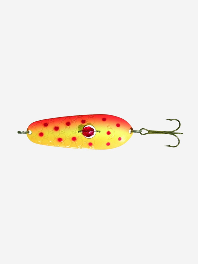 Блесна колеблющаяся Kuusamo Rasanen 70/20 с камнем, R/FR/Fye/Ye-S