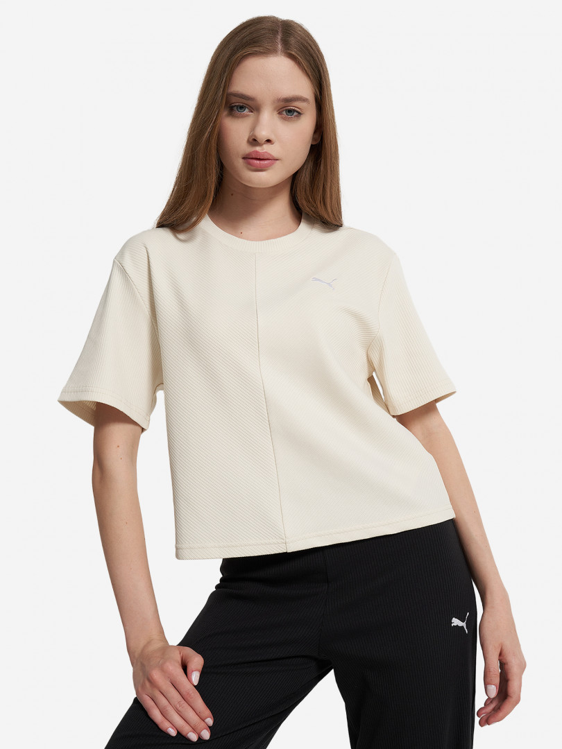 Футболка женская PUMA Wardrobe Ess Бежевый 2599₽