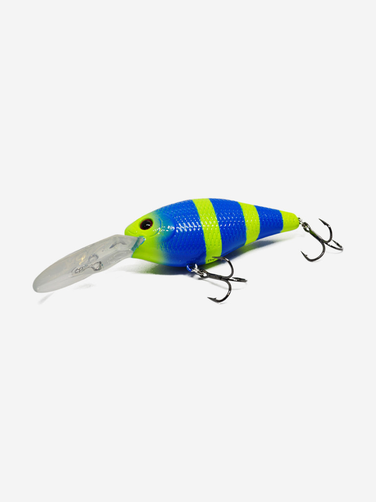 Воблер Mottomo Deep Wrestler 70F 17,5g Blue Chartreuse