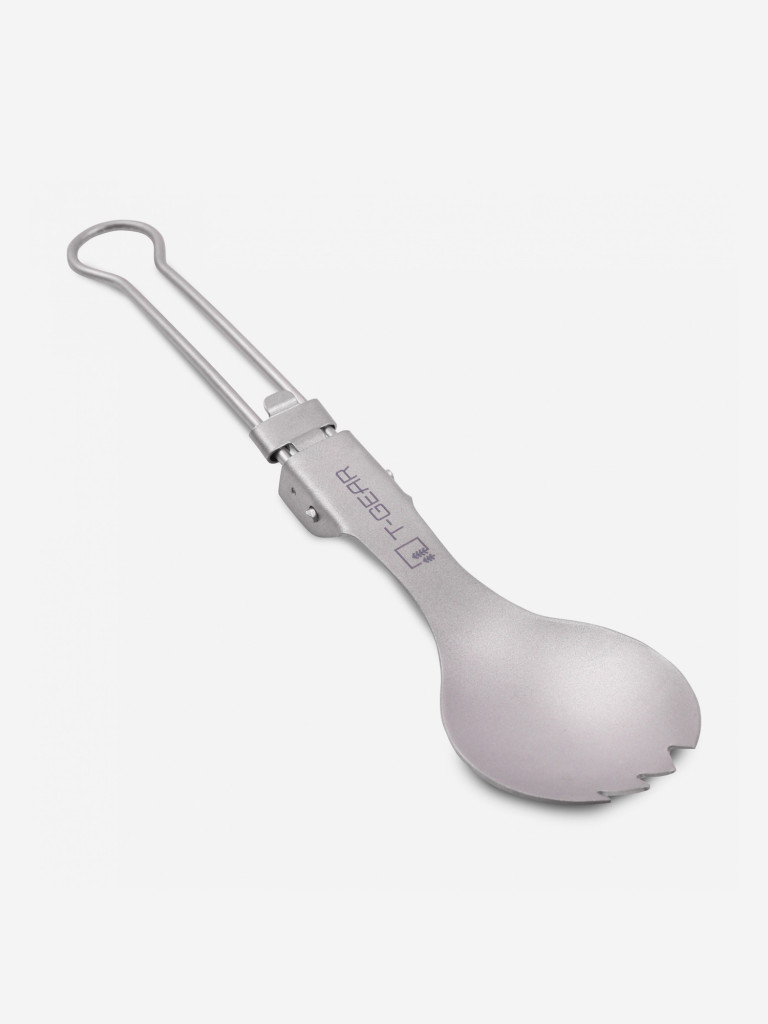Складная ловилка титановая T-Gear Titanium Folding Spork