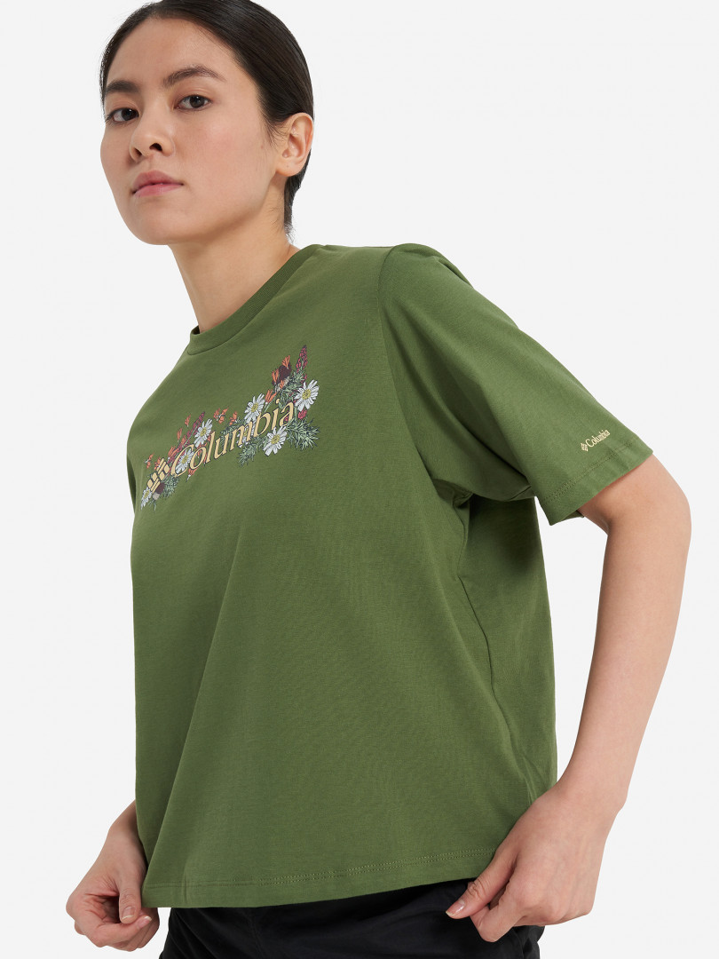 Футболка женская Columbia North Cascades Relaxed Tee 30162570299 Зеленый, размер 48,44,50, фото 1