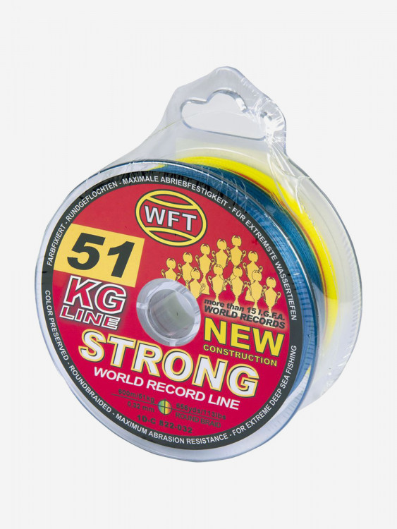 Шнур плетёный WFT KG STRONG Multicolor 600/032