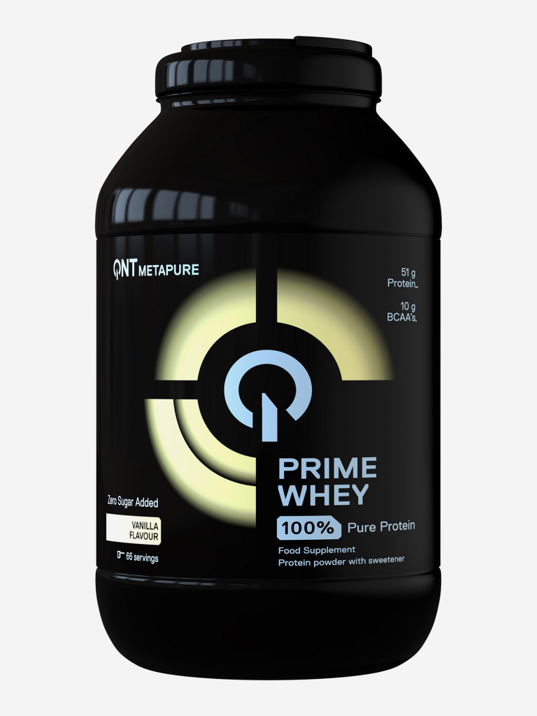 Сывороточный протеин для набора мышечной массы, изолят протеина QNT PRIME WHEY 2kg Vanilla