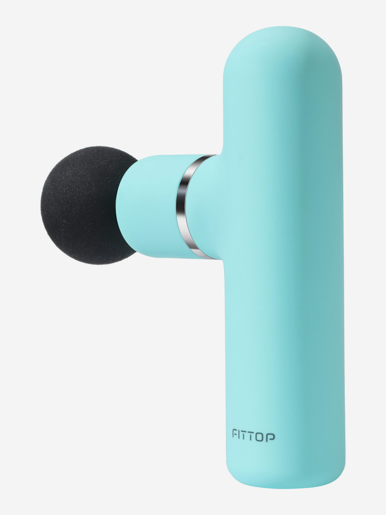 Перкуссионный массажер FitTop Super Mini V, бирюзовый