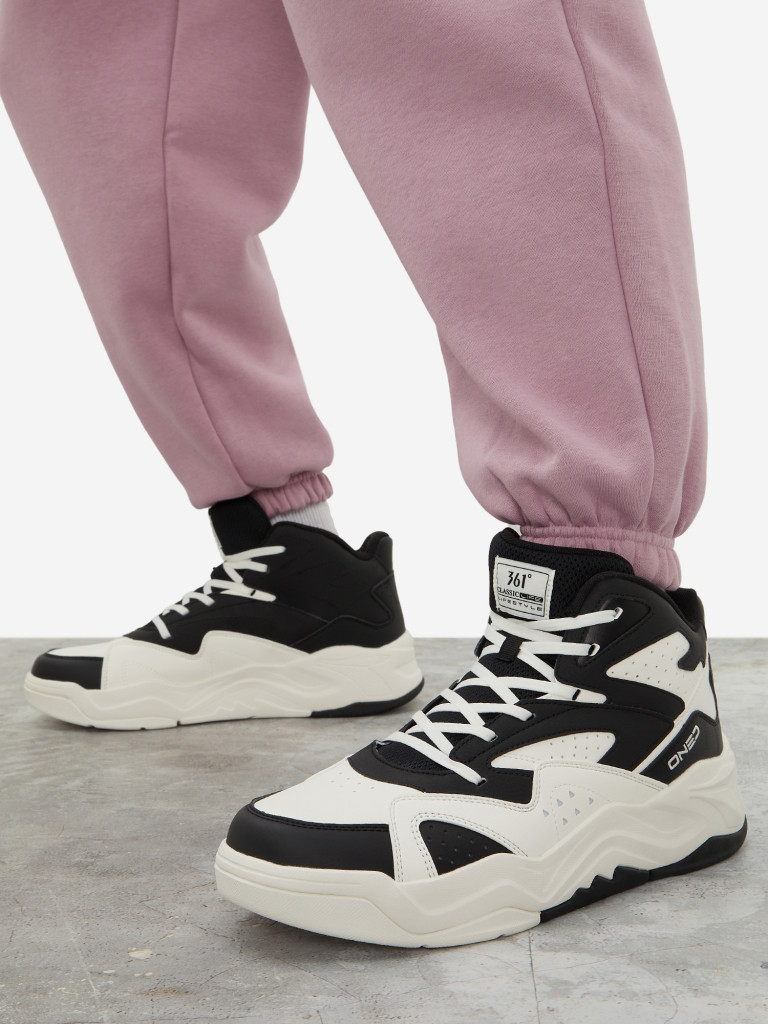 Кеды мужские 361° арт. W572346618-7W черный/белый цвет