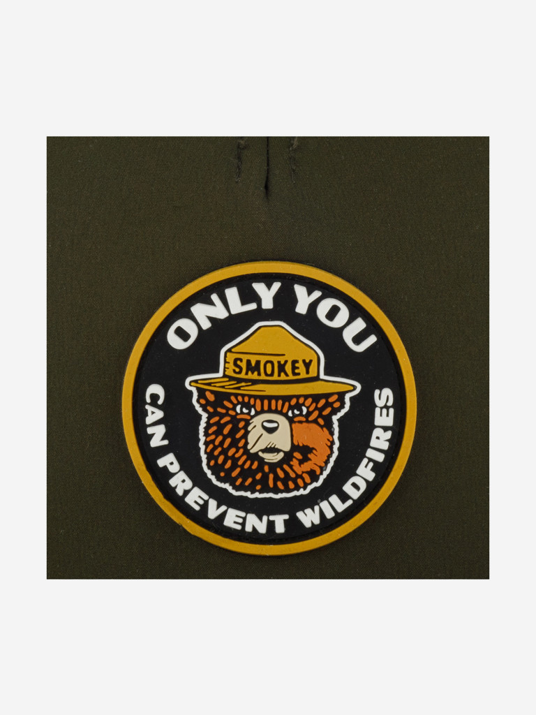 Бейсболка с сеточкой AMERICAN NEEDLE 23004A-SBEAR Smokey Bear Super Tech Valin (оливковый)