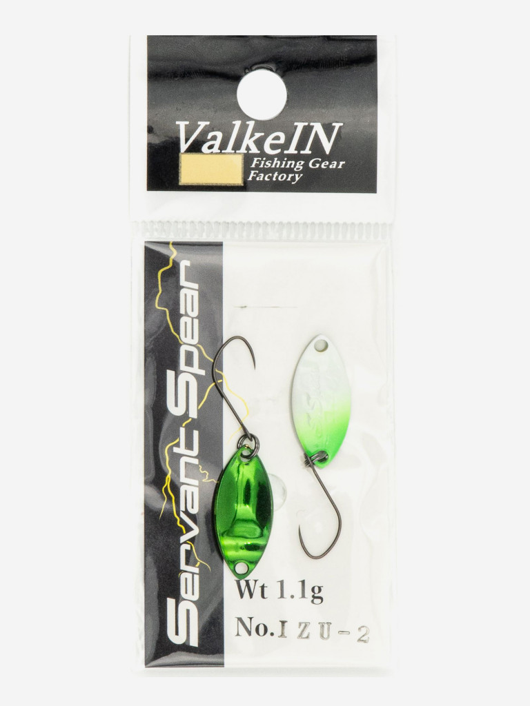 Блесна ValkeIN Servant Spear, 1.1 г, IZU-02 Green Glow