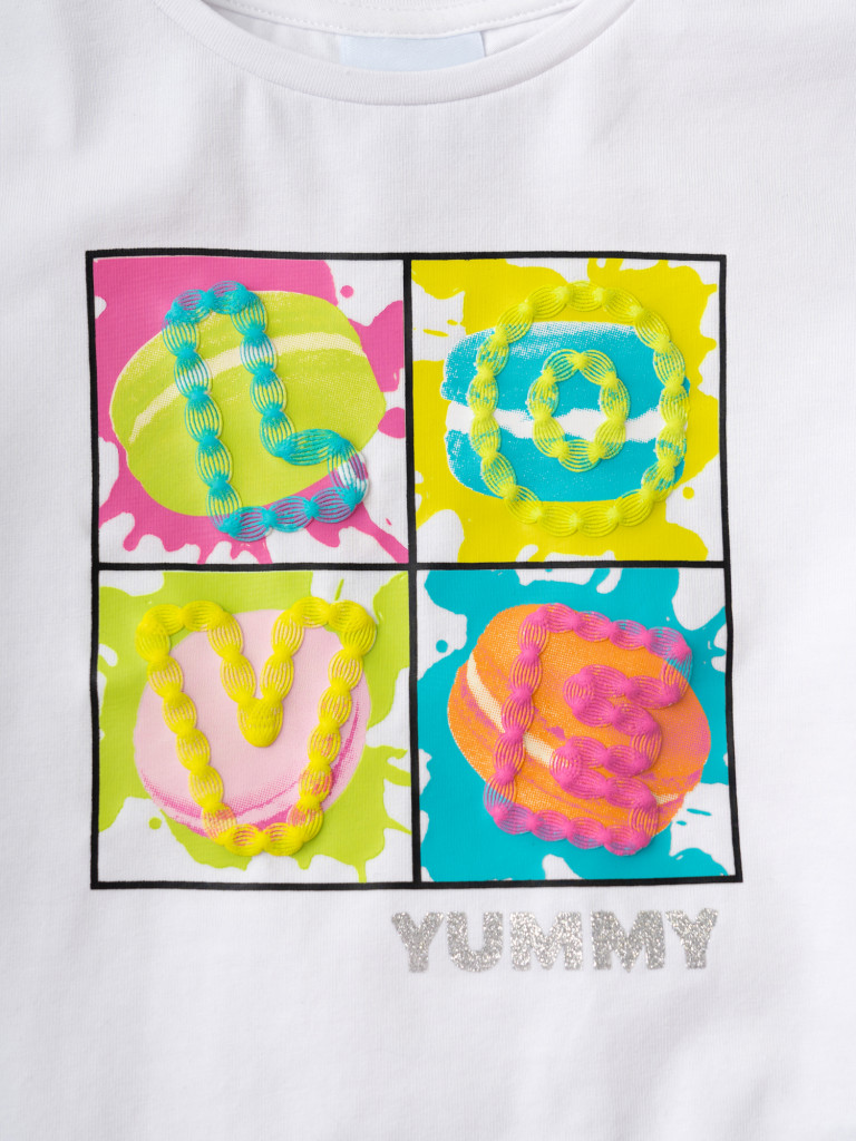 Комплект для девочек: футболка, шорты PlayToday