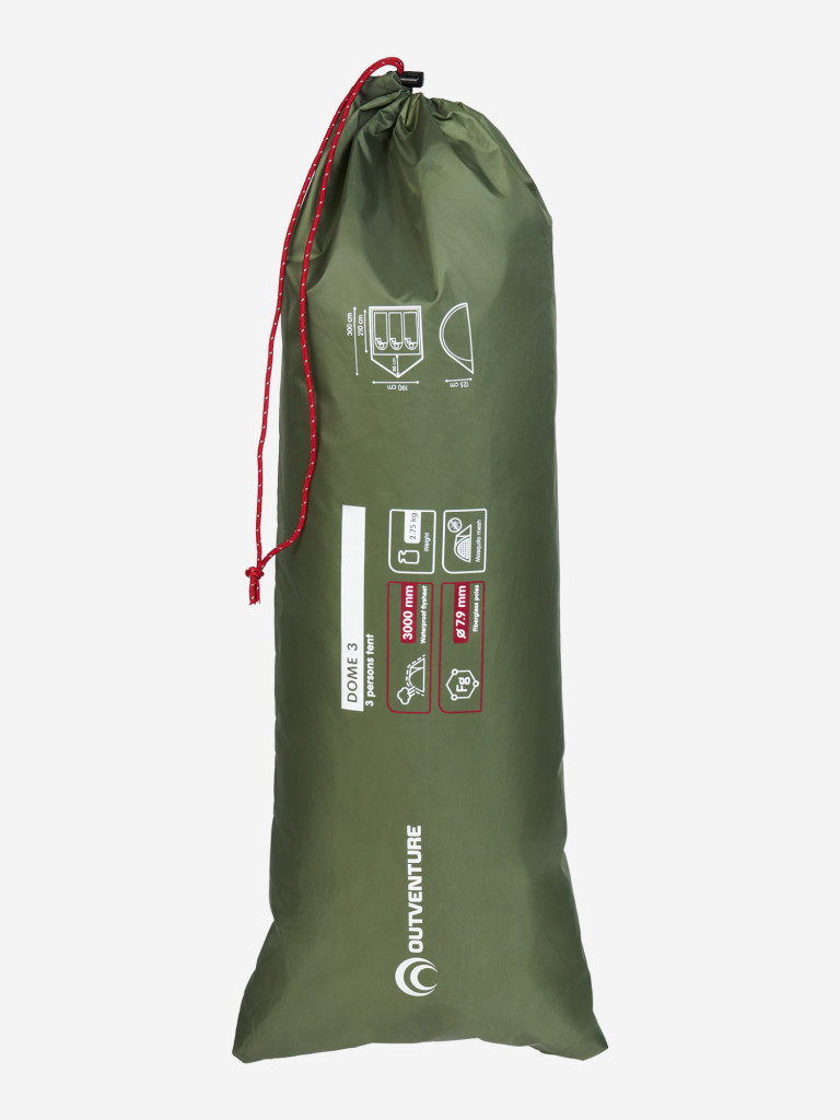 Палатка 3-местная Outventure Dome 3