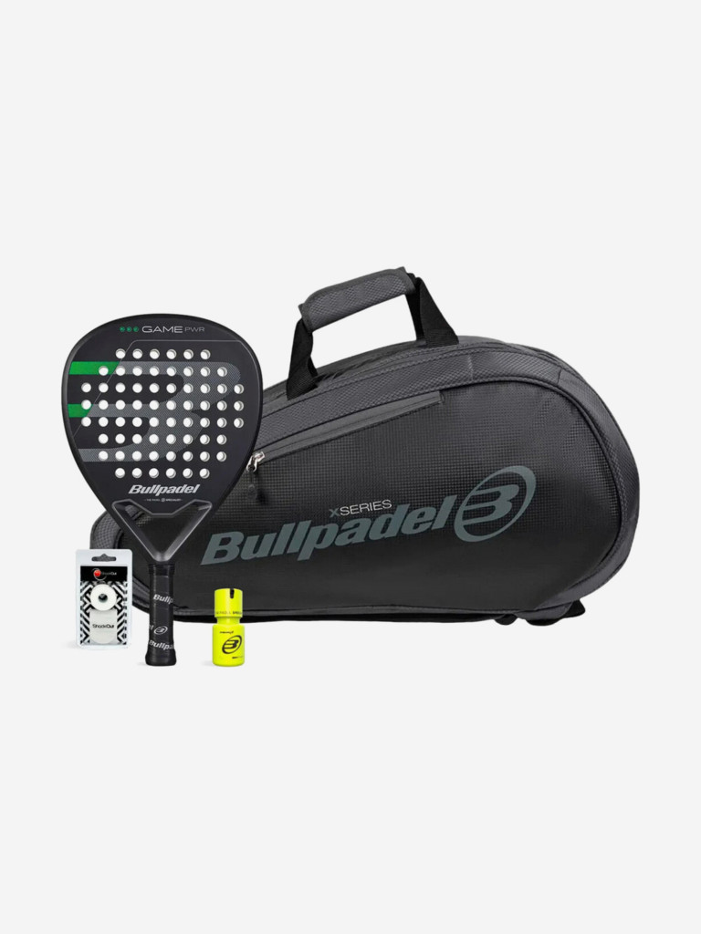 Комплект BULLPDEL GAME PWR PADELBAG AVANT 2 DRY GRIP