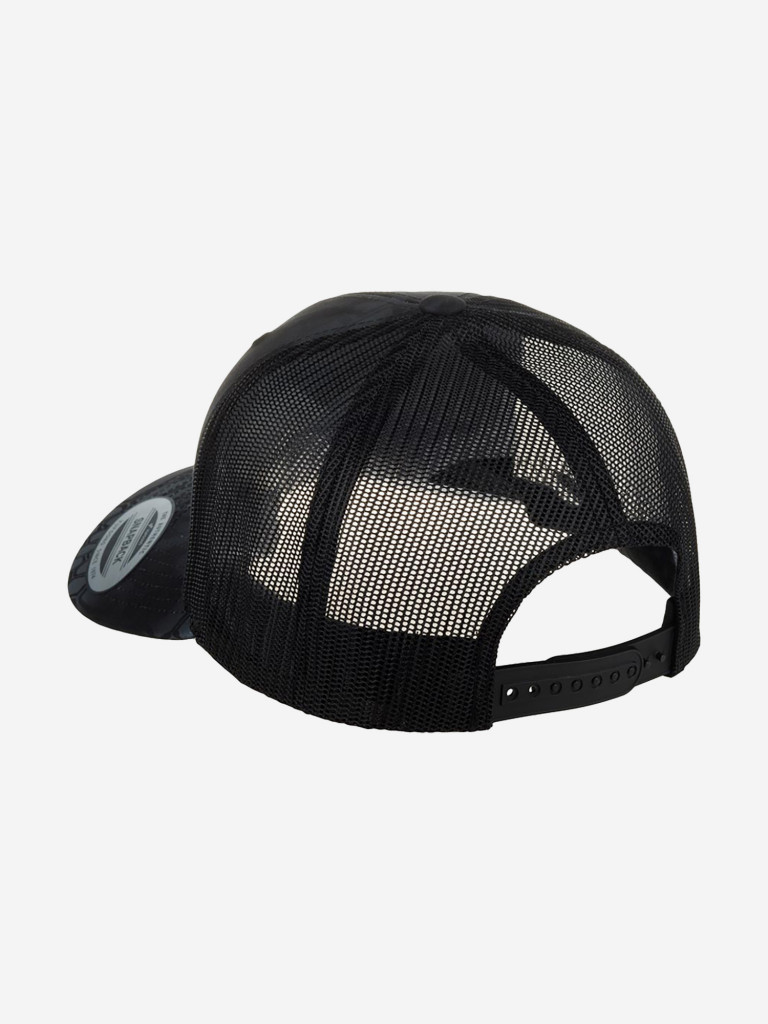 Бейсболка с сеточкой FLEXFIT 6606KR (черный)