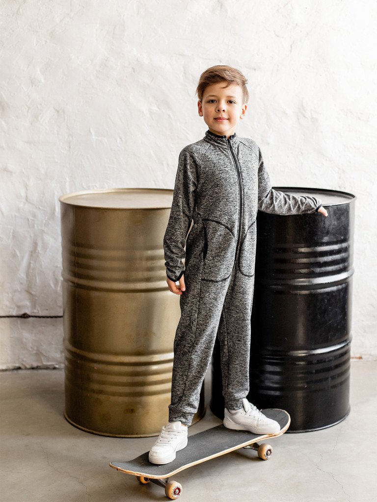 Комбинезон флисовый batik Макси черный