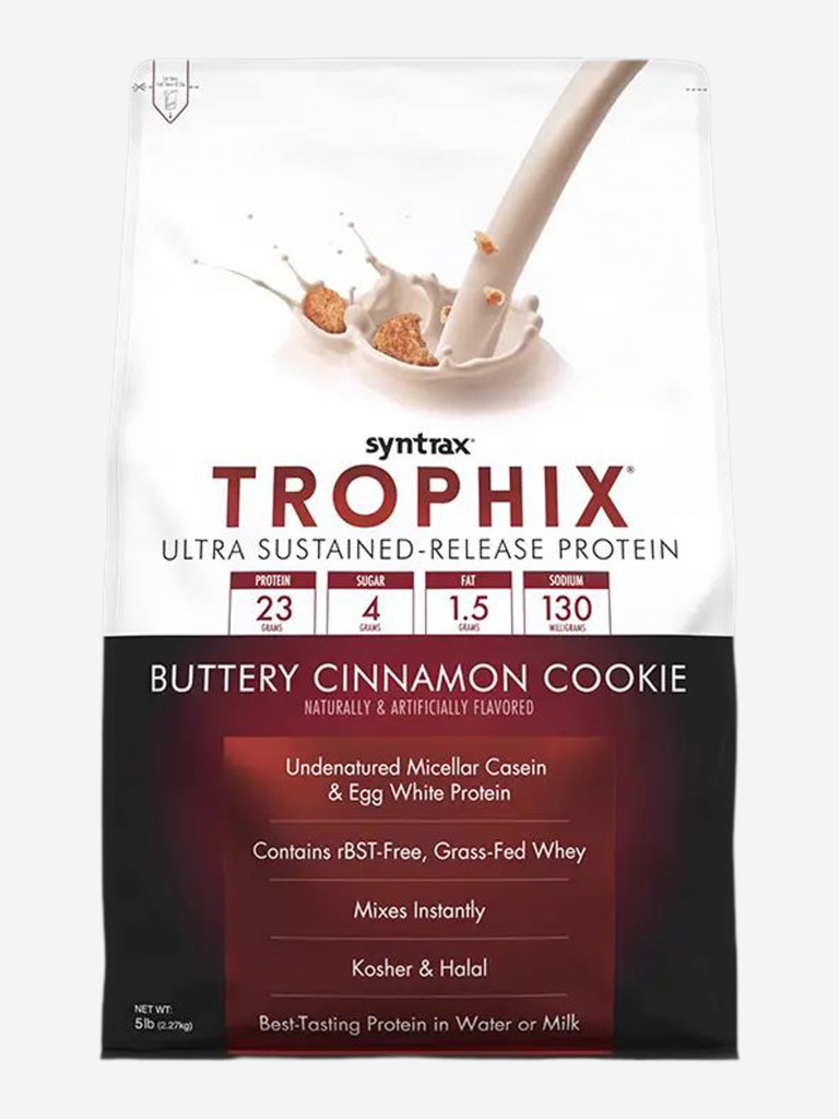 Протеин Syntrax Трофикс, Trophix, 2270 г, Сдобное печенье с корицей