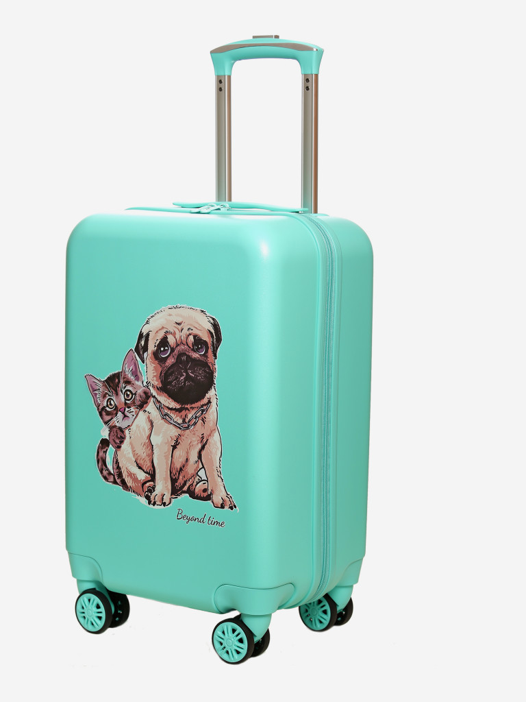 Чемодан детский BEYOND TIME G223 Лучшие друзья зеленый